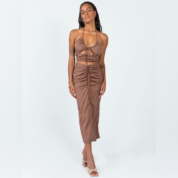 Princess Polly Dresses & Skirts - Princess Polly Amora set in brown